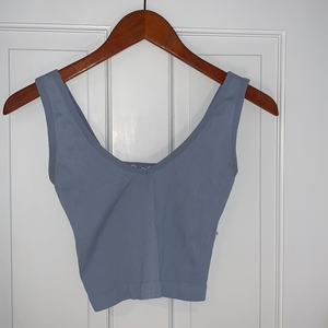 Fashion nova blue tank top‎ crop top